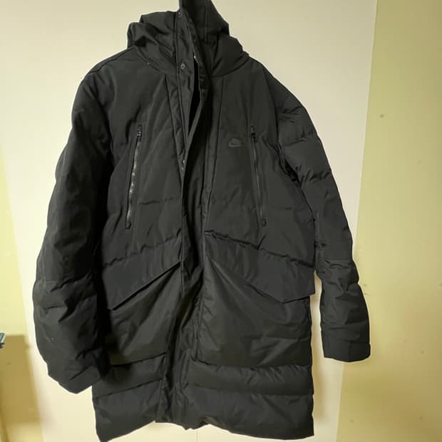 나이키 스톰핏 롱패딩 파카 블랙 xl