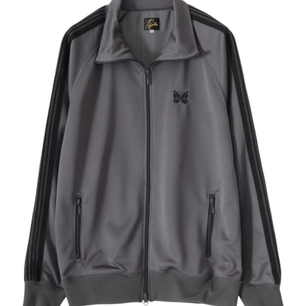 니들스 트랙 자켓 차콜 그레이 L