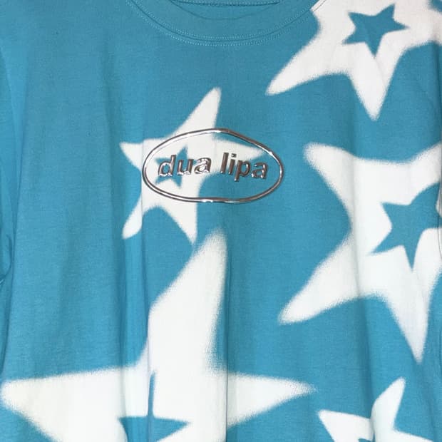 DUA LIPA Official MD Star Blue TShirt
