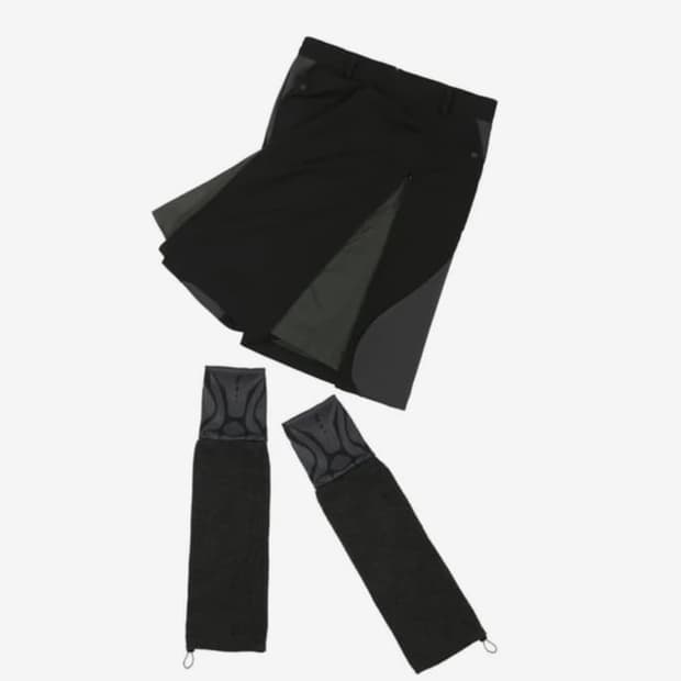 오호스 레그워머 미디스커트