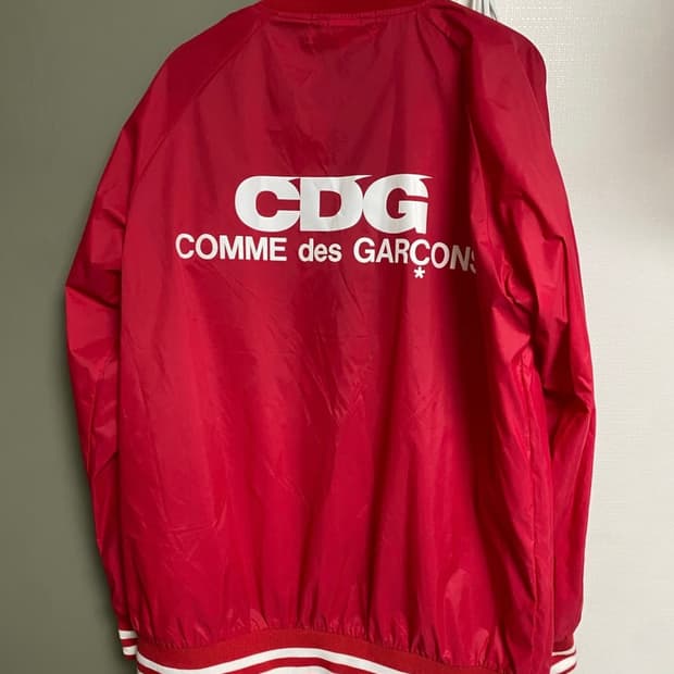 cdg 레드 바시티 XL