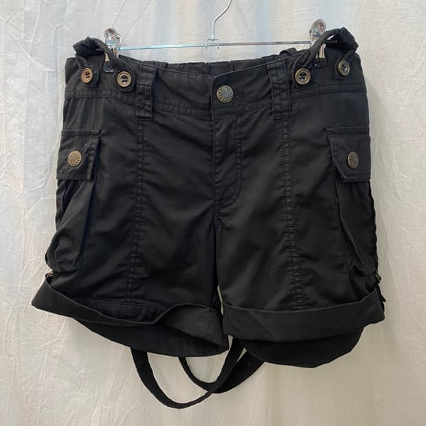 블랙서스펜더숏츠(L)