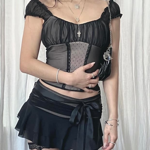 angelnumber555 엔젤넘버555 sculpt corset set