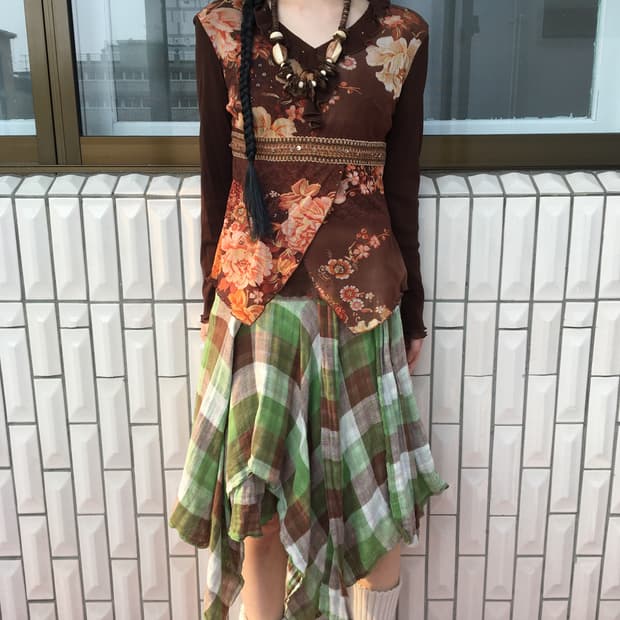 Flower pattern fairy mood sleeve