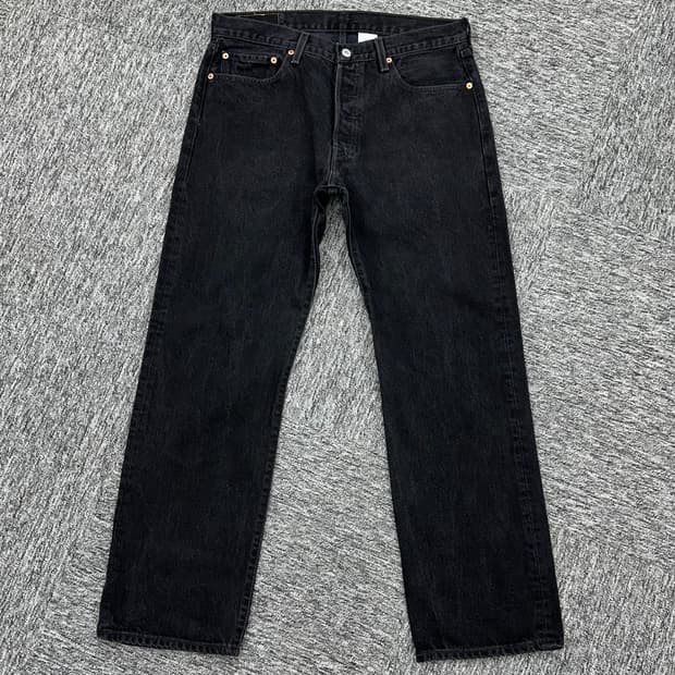 (허단44)00'S 리바이스 501워싱블랙-M1299