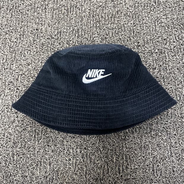 NIKE 나이키 코듀로이 버킷햇 모자 블랙