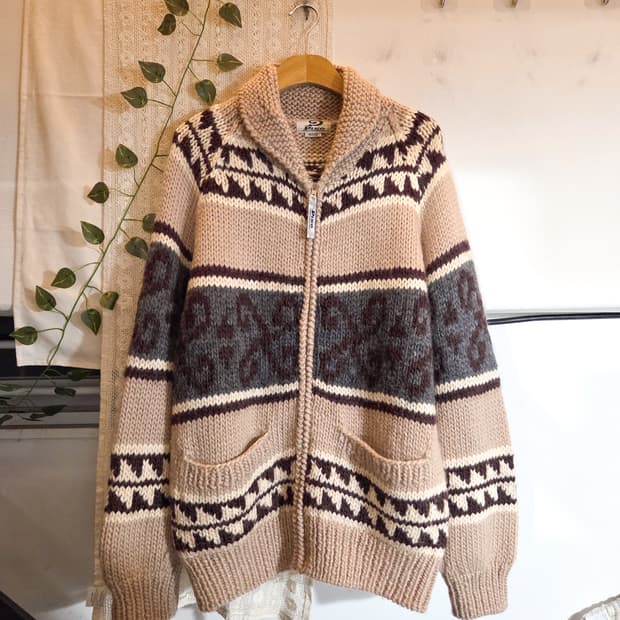 코위찬 집업 가디건