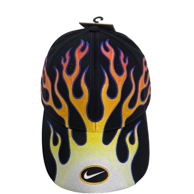 나이키 클럽 플레임 불꽃 스우시 볼캡 모자 