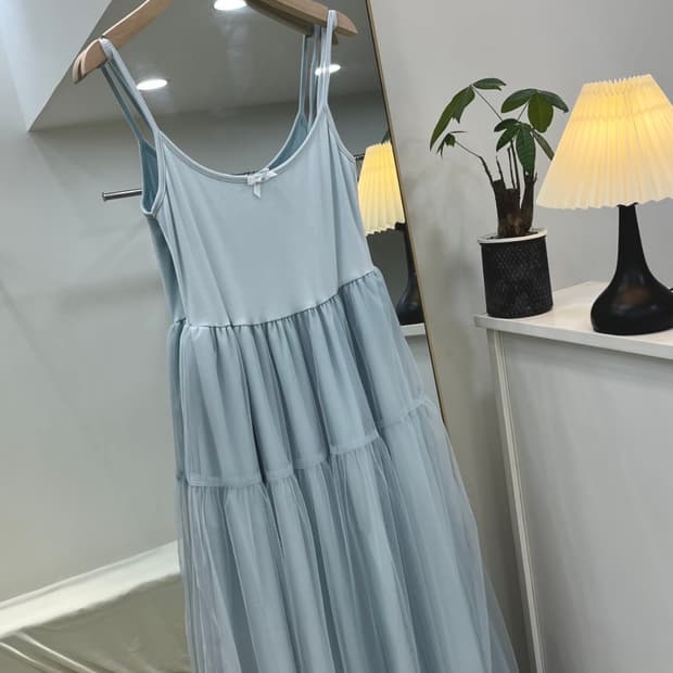 하늘색 원피스