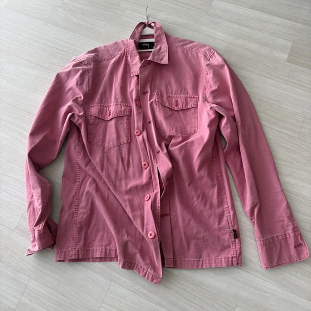 스투시 피그먼트 워싱 셔츠 