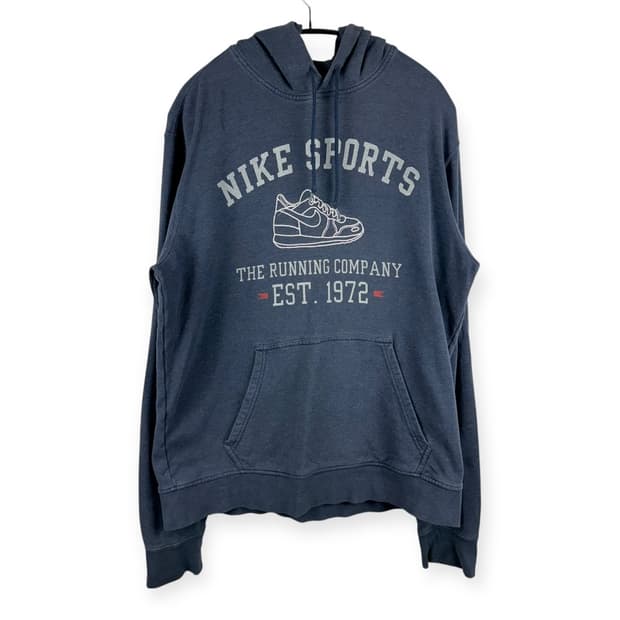 (XL) 나이키 올드스쿨 NSW 후드 티 네이비