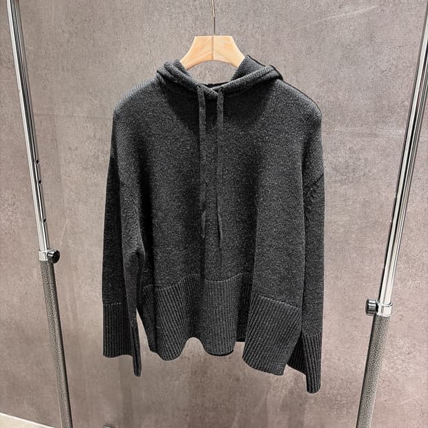 (정품/새상품) 토템 여성 차콜 시그니처 후드 니트