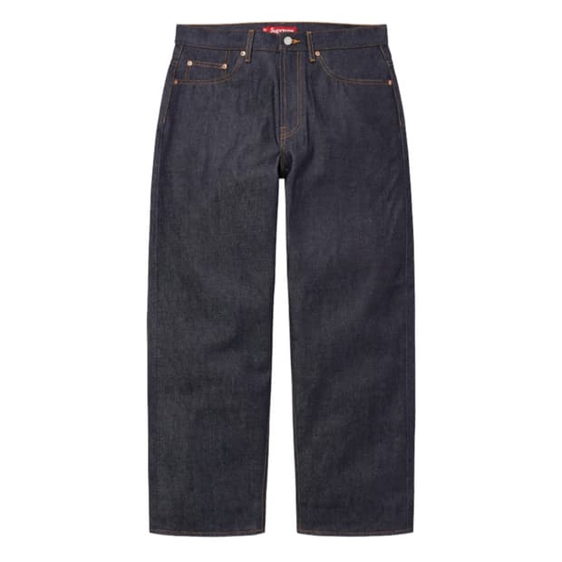 (32) 25ss 슈프림 리지드 배기 셀비지 진 리지드 인디고