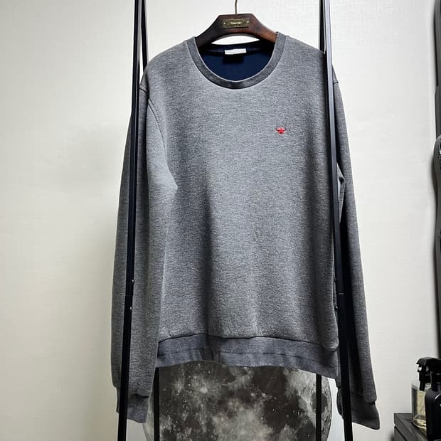 정품 M) 디올 꿀벌 로고 크루넥 맨투맨 95~100