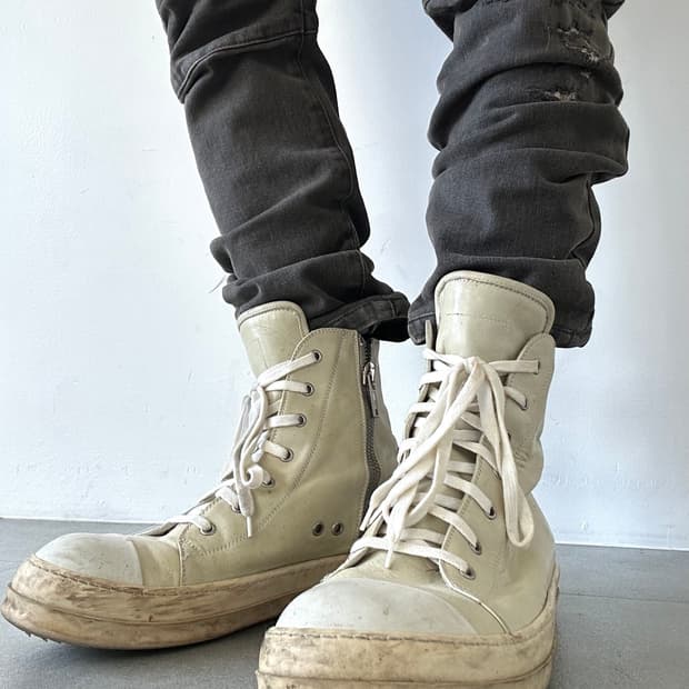 릭오웬스 og 라몬즈 하이 밀크 2010