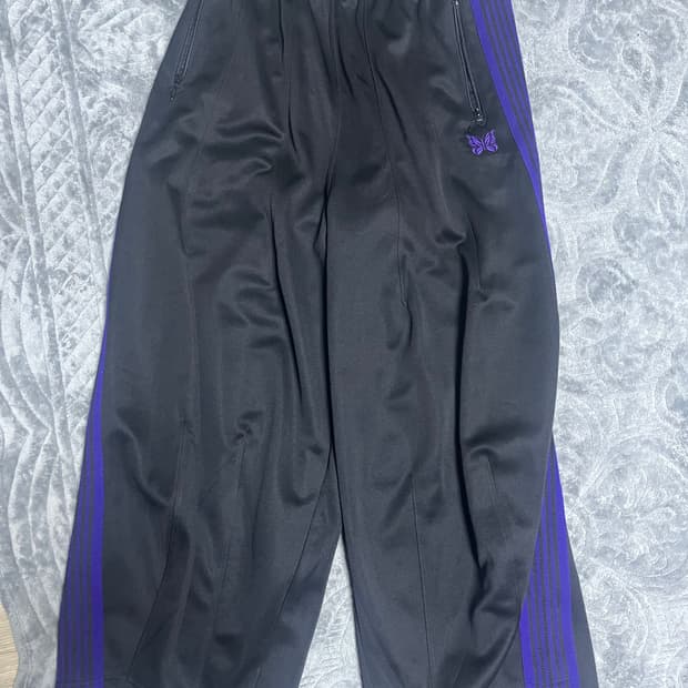 니들스 hd 트랙팬츠 s 블랙 퍼플 새상품