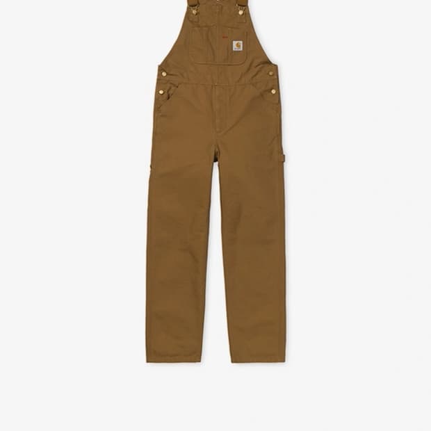칼하트 BIB 오버롤 디어본 해밀턴 브라운 린스드 (멜빵)