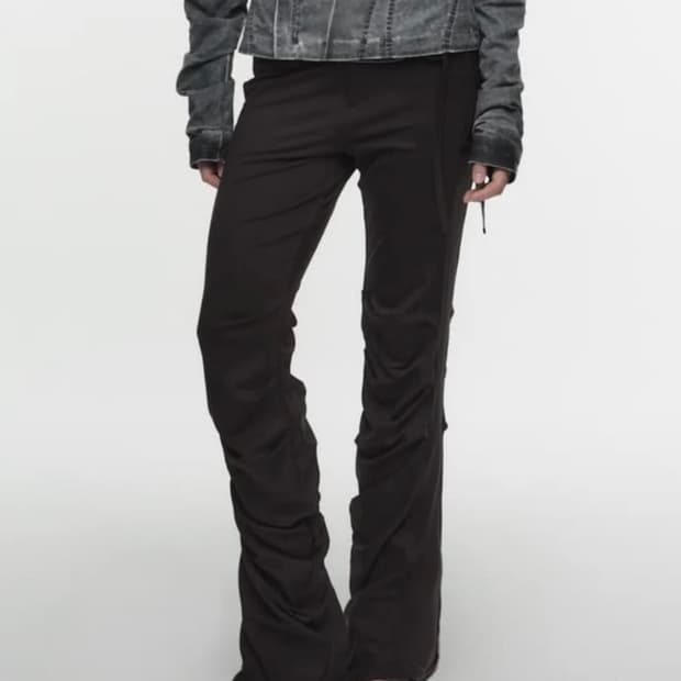 새상품) 나체 드레이핑 저지 팬츠 차콜 1사이즈