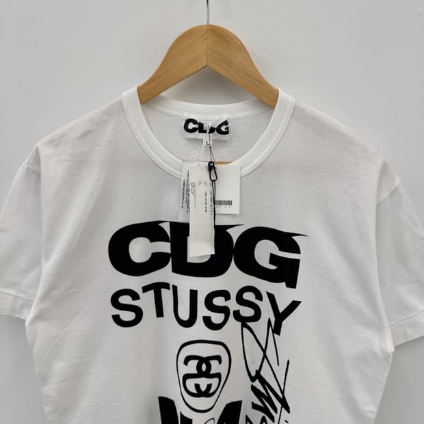 꼼데가르송 CDG X 스투시 반팔