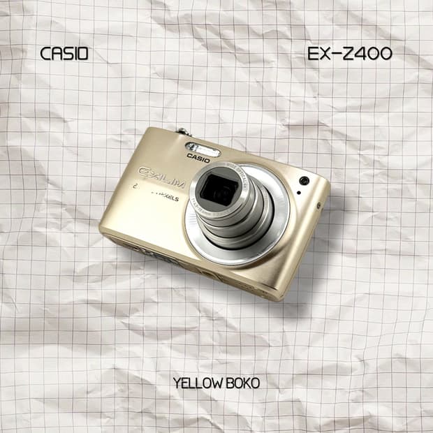 [수채감성] CASIO 카시오 엑슬림 EX-Z400 레트로 디지털 카메라