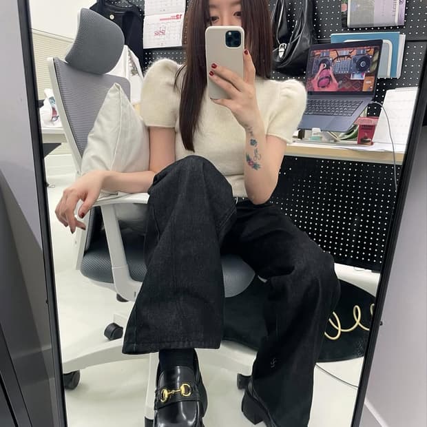 그로브 니트 아이보리