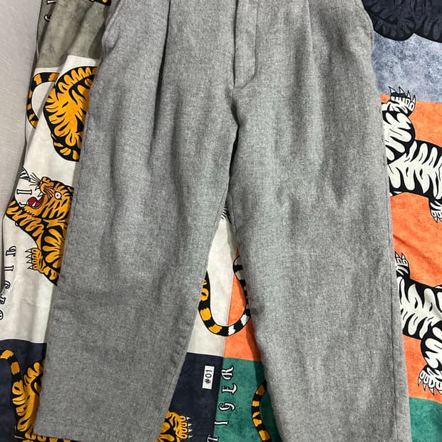 A.P.C. 그레이 울팬츠 M