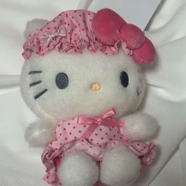 산리오 키티 잠옷 마스코트 키링 (특가)