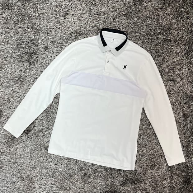 와이드앵글 여성 골프 카라 긴팔 티셔츠 (105)