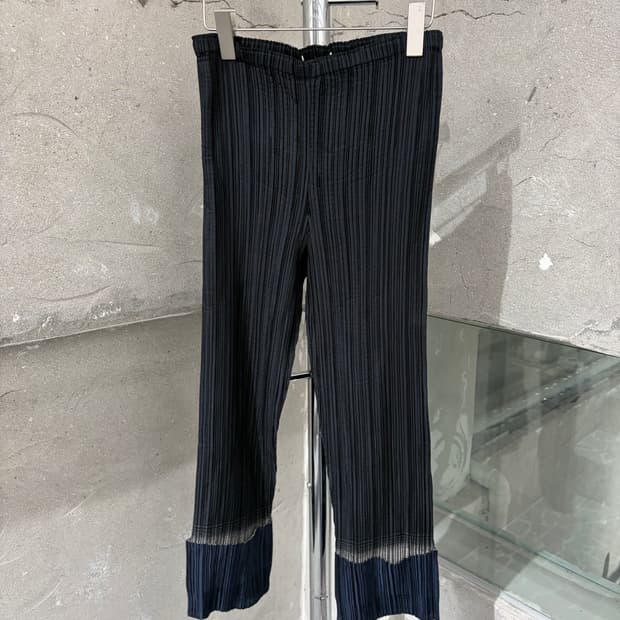 이세이미야케 플리츠 턴업 팬츠