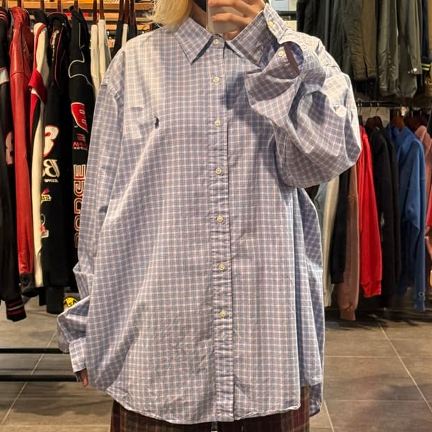 [No.9]Polo 폴로 체크 긴팔셔츠