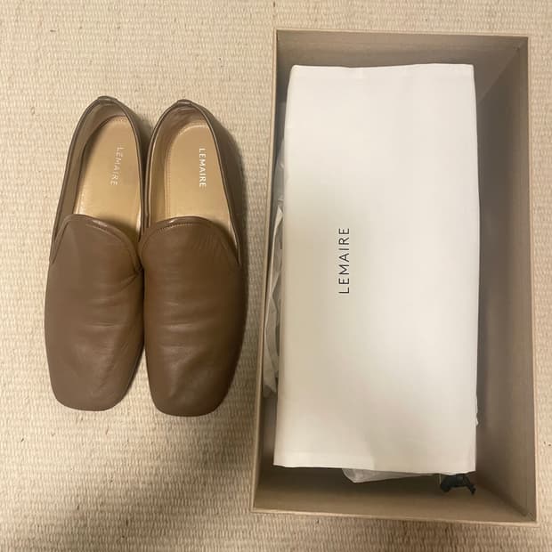 Lemaire 르메르 소프트 로퍼 카키브라운 38