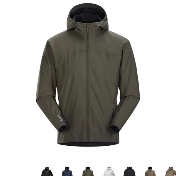 아크테릭스 솔라노 후디 문쉐도우 M