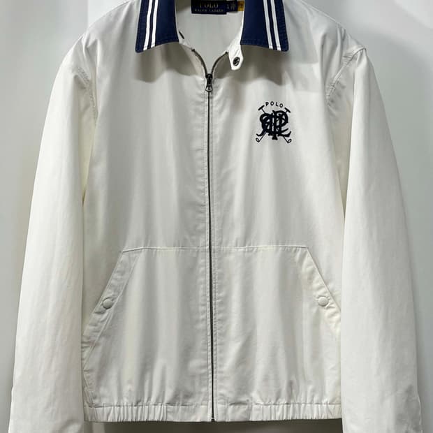 폴로 랄프로렌 스크래블 세일링 화이트 베이포트 자켓