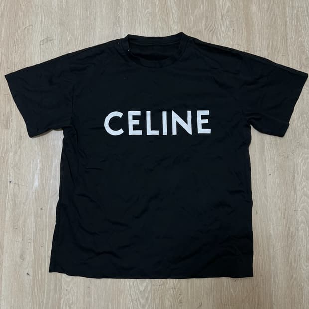 셀린느 빅로고 클래식 코튼 반팔티 M/95 