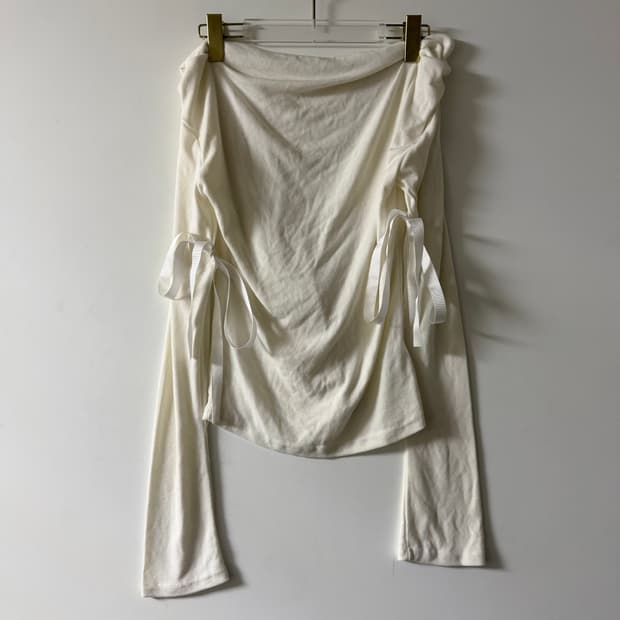 새상품 여자 오프숄더 기모 후드티