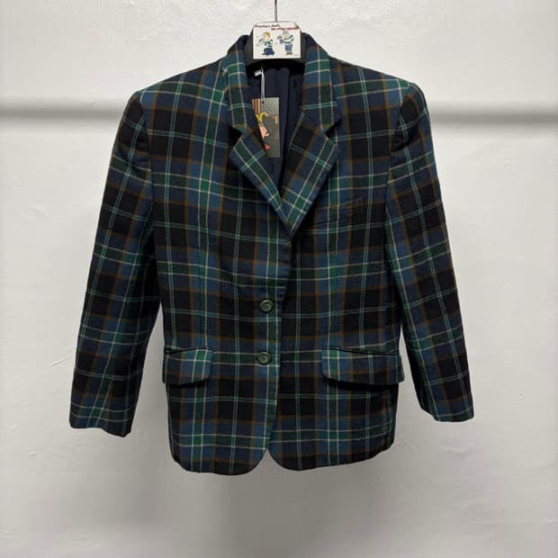 아쿠아스큐텀 타탄 블레이저 