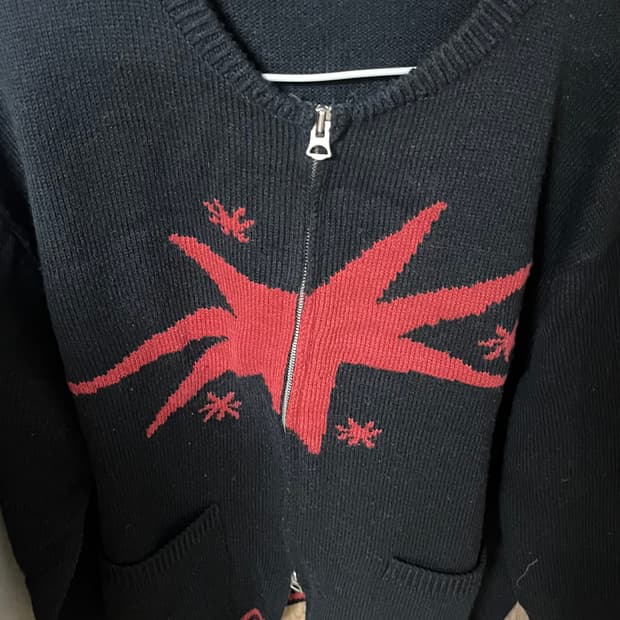 어반스터프 스프레드 스타 니트 집업