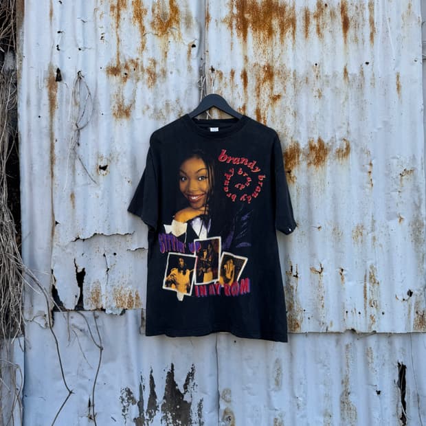 빈티지 Brandy bootleg raptees 티셔츠