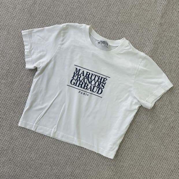 M 마리떼 파리 로고 티셔츠 반팔 0416D