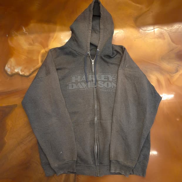 할리데이비슨 로고 후드집업 XL