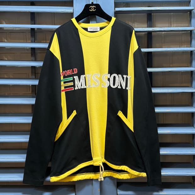 MISSONI SPORTS 90s 포켓 티셔츠