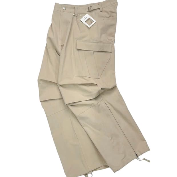 (1) 논노드 사이드 집 카고 팬츠 베이지 새상품