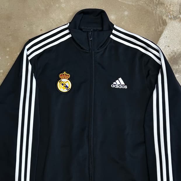 L 아디다스 레알 마드리드 블랙 트랙탑