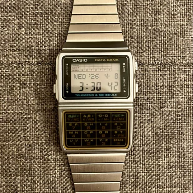 Casio 카시오 데이터뱅크DBC-610 /실버