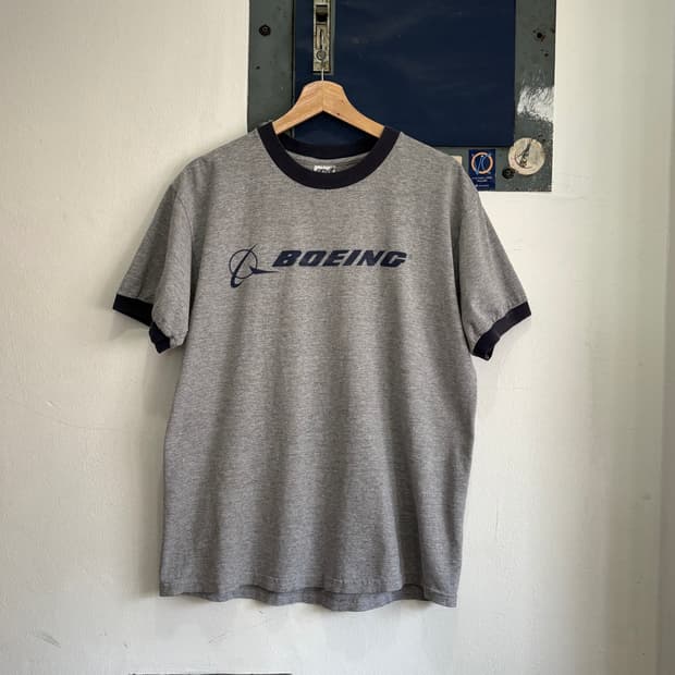 90s00s The Boeing Company Ringer Tee