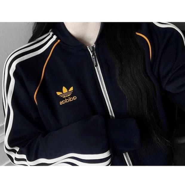 🐰아디다스 딥네이비 옐로우 슈퍼스타 져지 트랙탑🤍