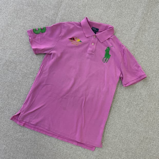XL 폴로랄프로렌 빅포니 반팔 카라티 0409D