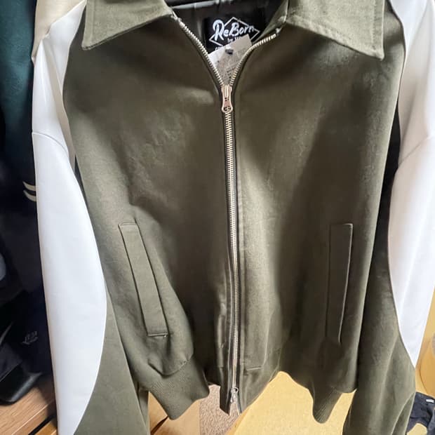 카키 버프바시티 자켓 실착0회 정가 79900원