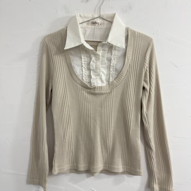 shirt layered top