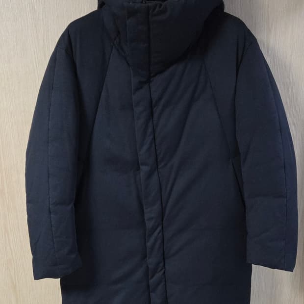 (착샷) 솔리드옴므 하이넥 패딩 코트